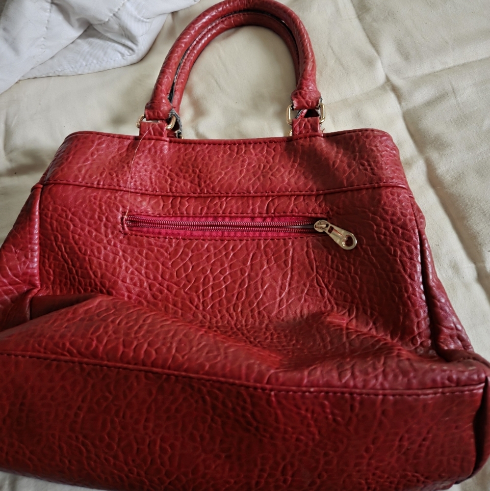 Red Leather Women's Bag